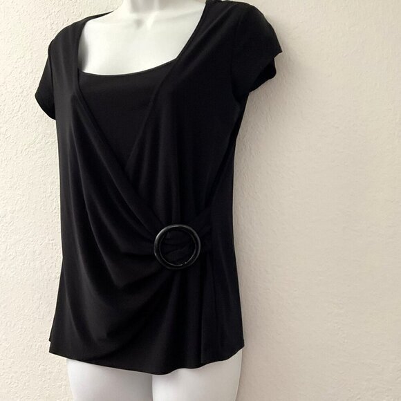 DYNAMITE VINTAGE WRAP TOP - Picture 2 of 8